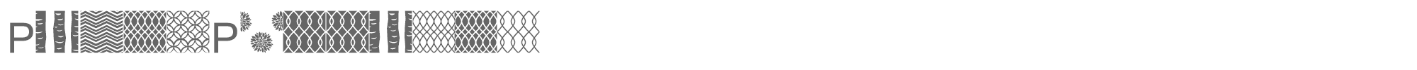 Peoni Patterns Peoni Patterns.ttf font preview